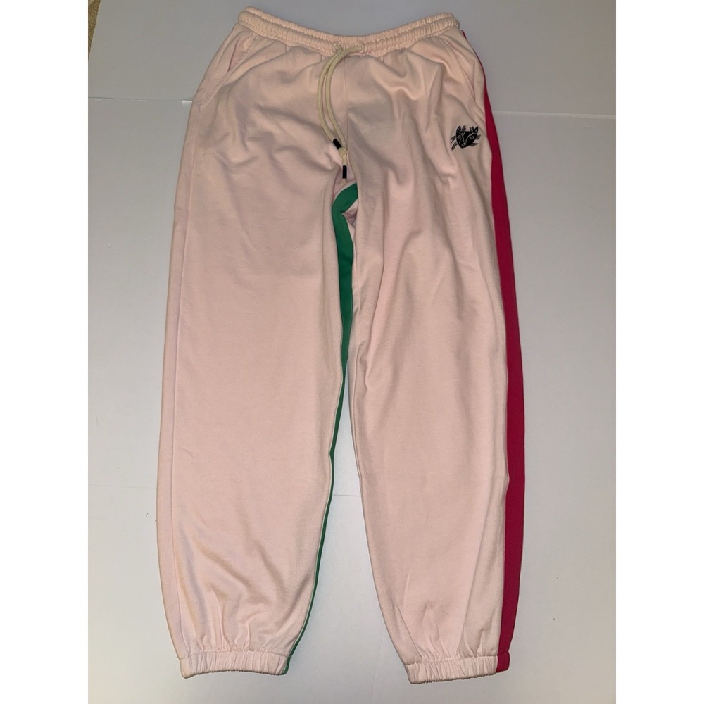 Puma Women Medium Sweatpants Pink DryCELL Joggers Athletic Lounge Pants NWT